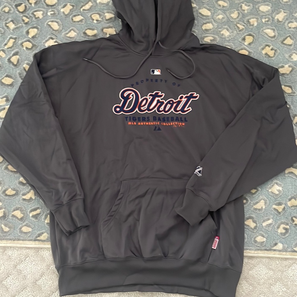 Authentic mlb player Detroit tigers majestic hoodie
